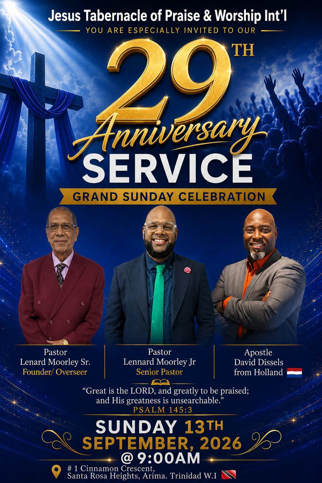 29th Anniversary Service — Grand Sunday Celebration